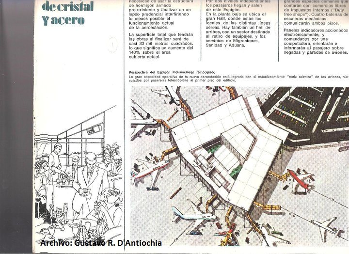 Aeropuerto de Ezeiza - Retro fotos (Gentileza Archivo Gustavo Roberto D’Antiochia)