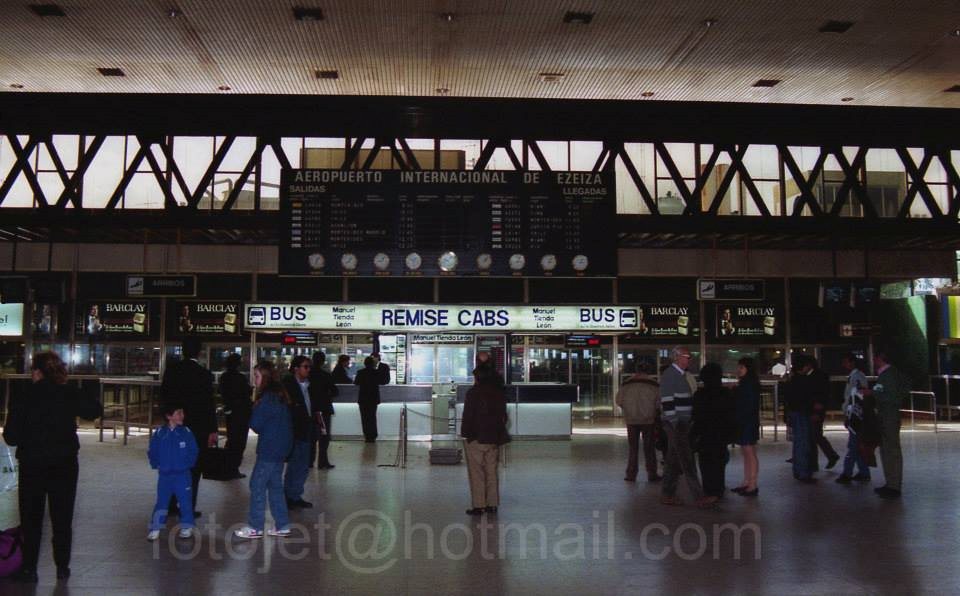 Aeropuerto de Ezeiza - Retro fotos (Gentileza Archivo Gustavo Roberto D’Antiochia)