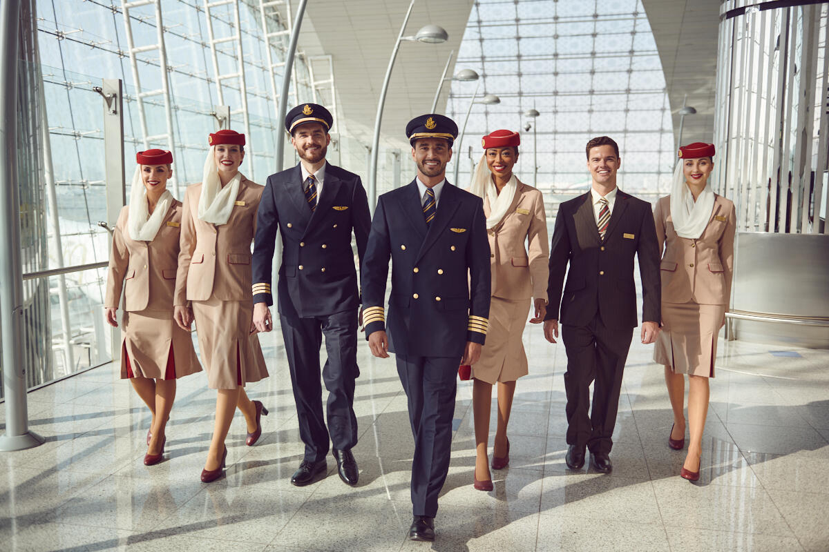 Emirates tripulación