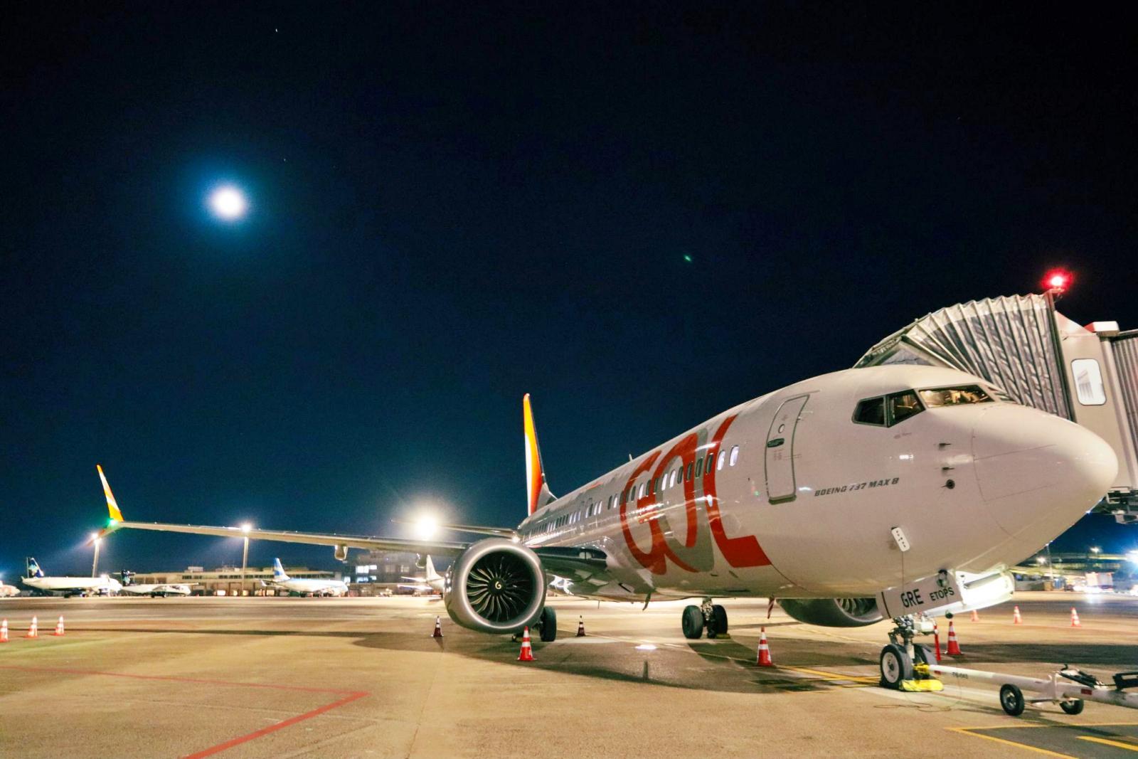 Boeing 737 MAX 8 de GOL en Porto Alegre