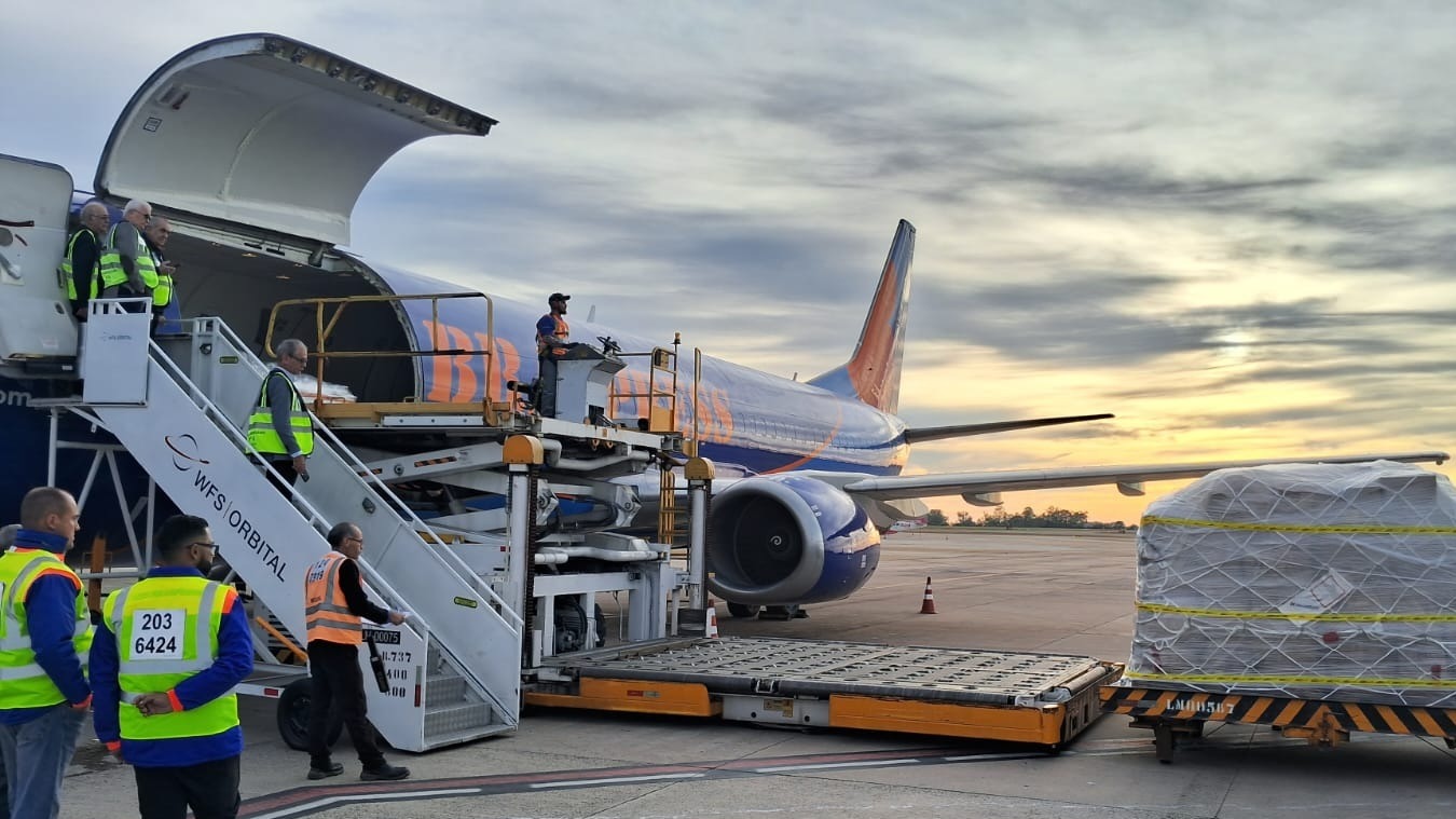 Braspress Air Cargo en su primer vuelo regular