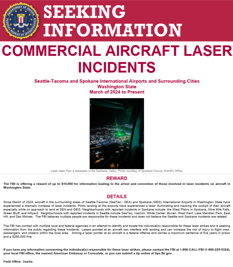 fbi laser washington