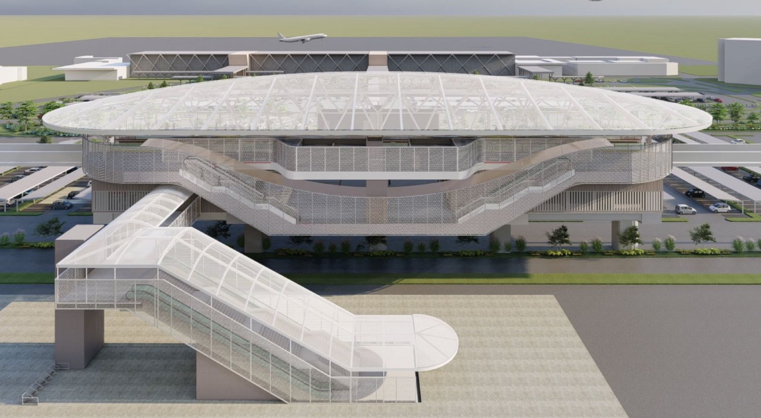 Nueva estación del Metro en el aeropuerto de Monterrey, México