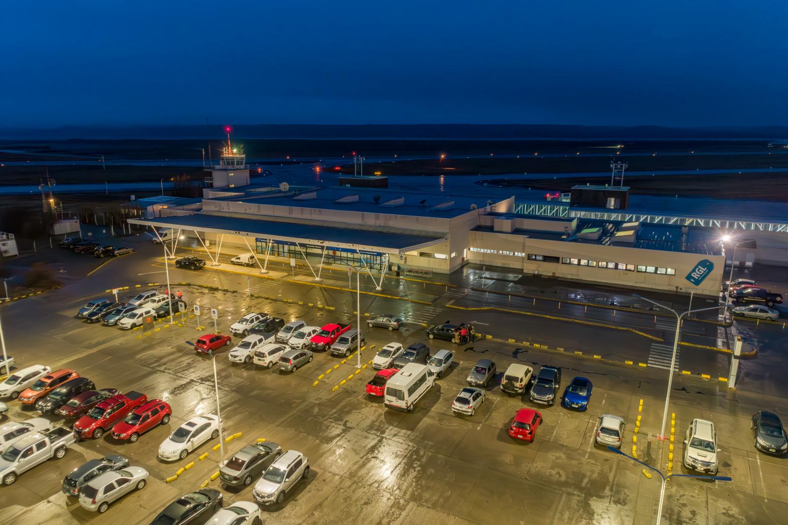 Terminal del aeropuerto de Río Gallegos, Argentina