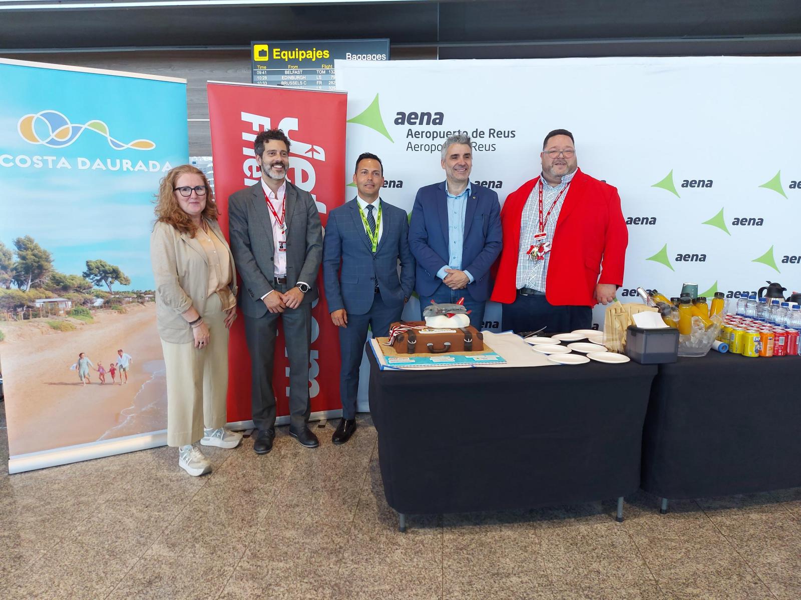 Vuelo inaugural de Jet2 a Reus desde Liverpool - Mayo 2025 (Foto: Aena)