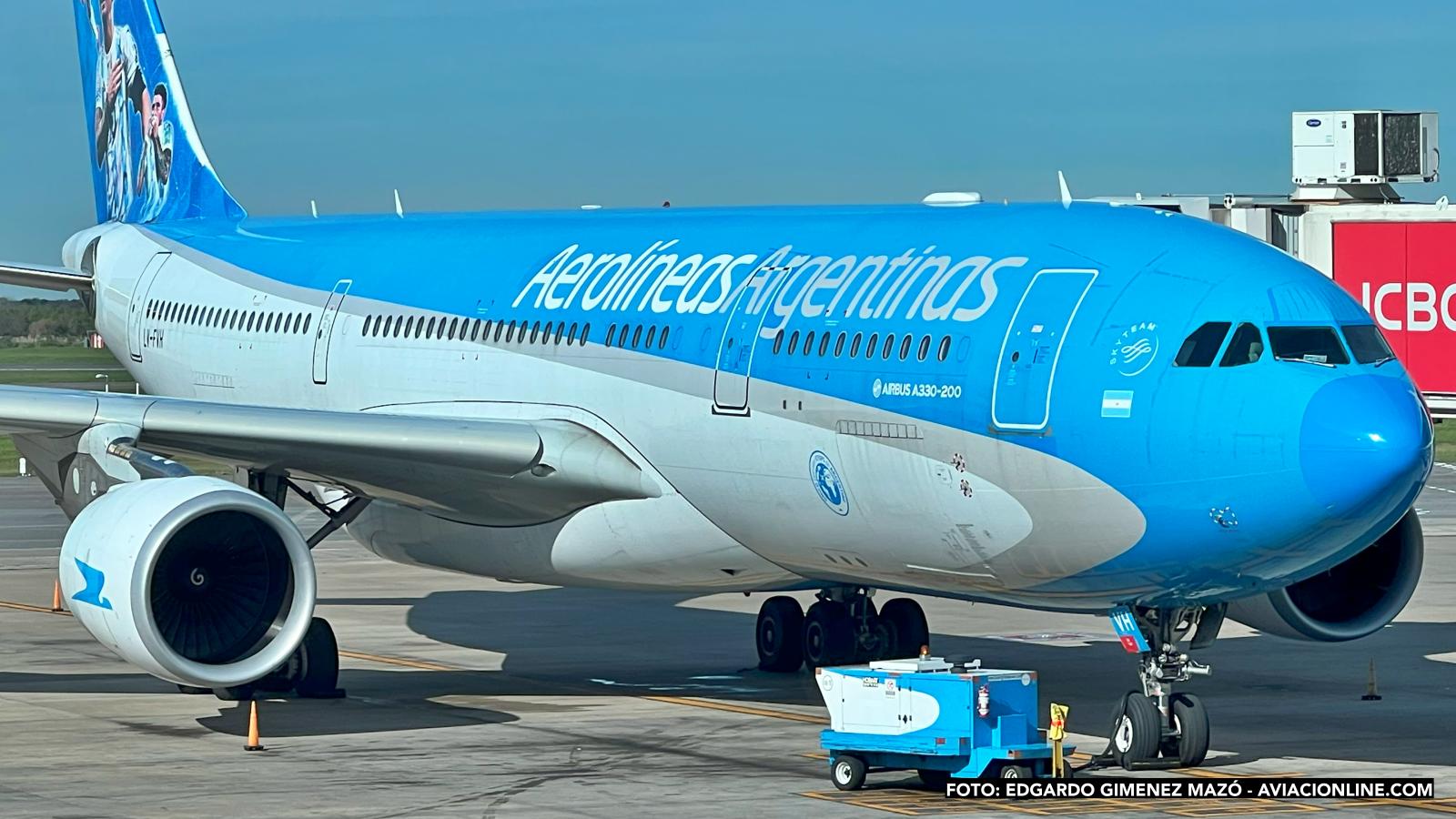 Airbus A330-200 LV-FVH de Aerolíneas Argentinas en Ezeiza