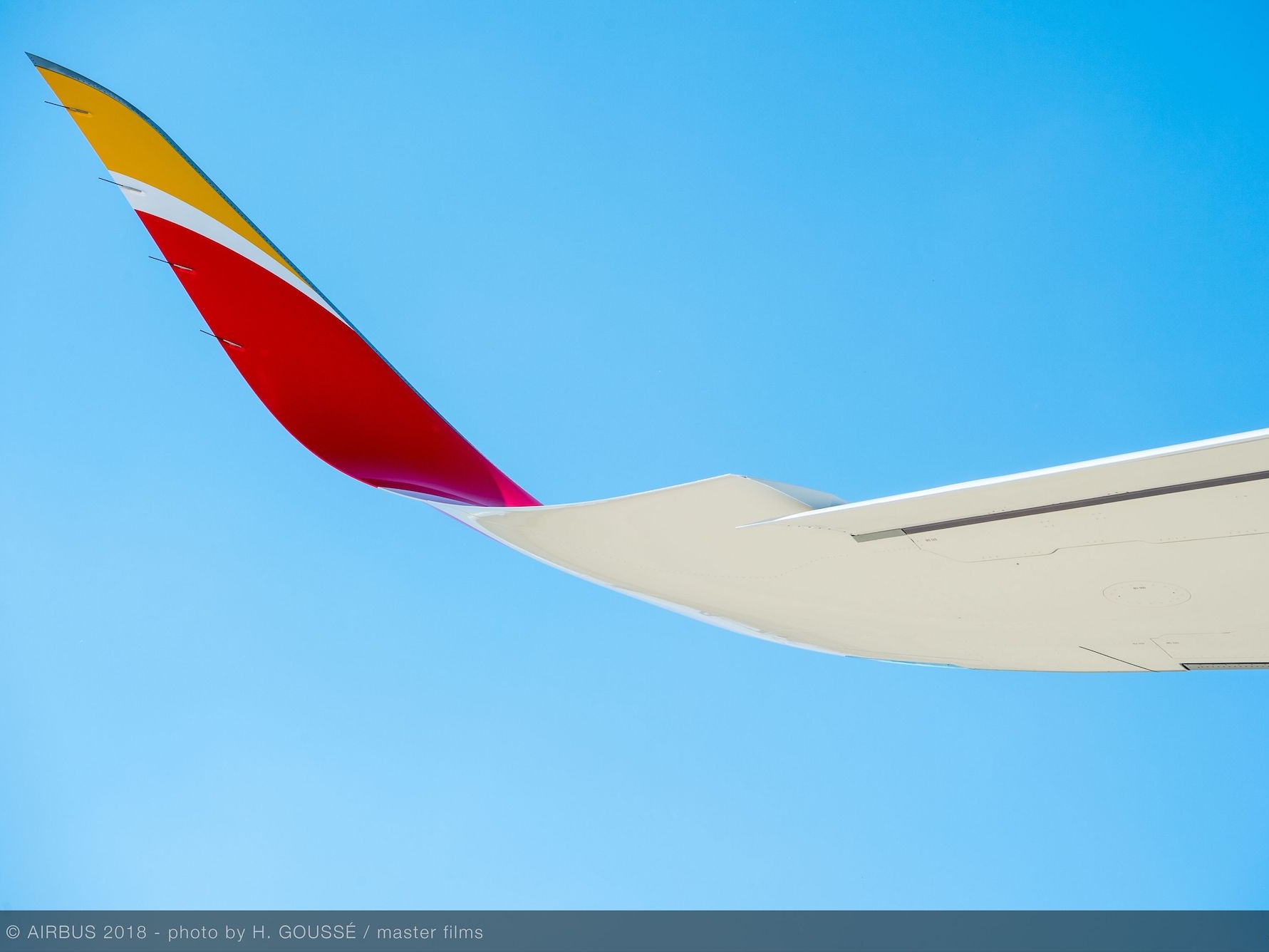 Airbus A350 wing twist