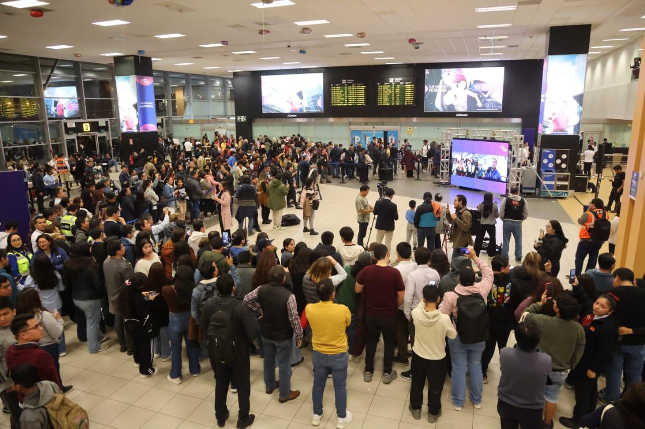 Antigua terminal del aeropuerto Jorge Chávez de Lima el día de su cierre
