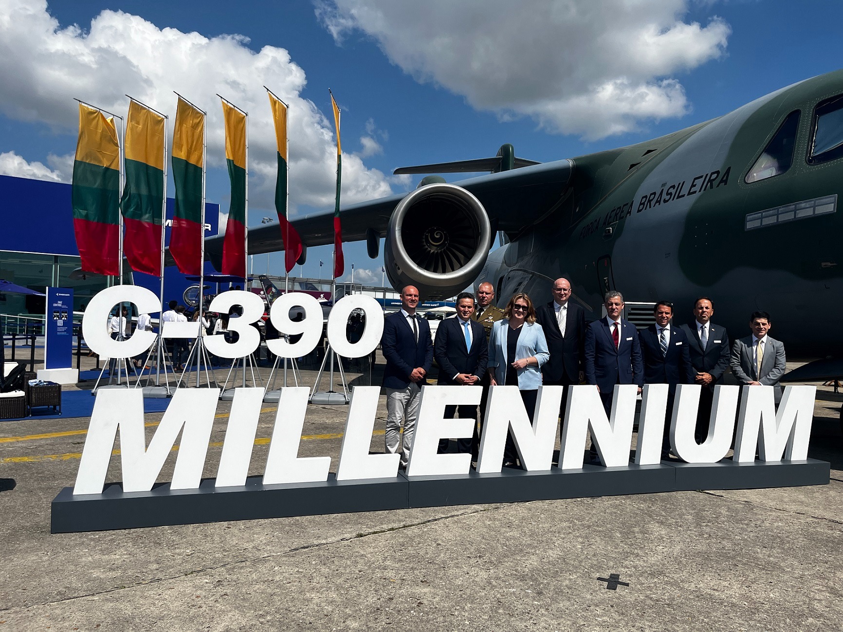 C-390 Millennium en Paris Air Show 2025