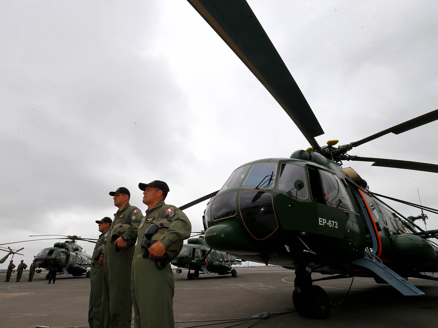 Helicopteros rusos ejército Perú