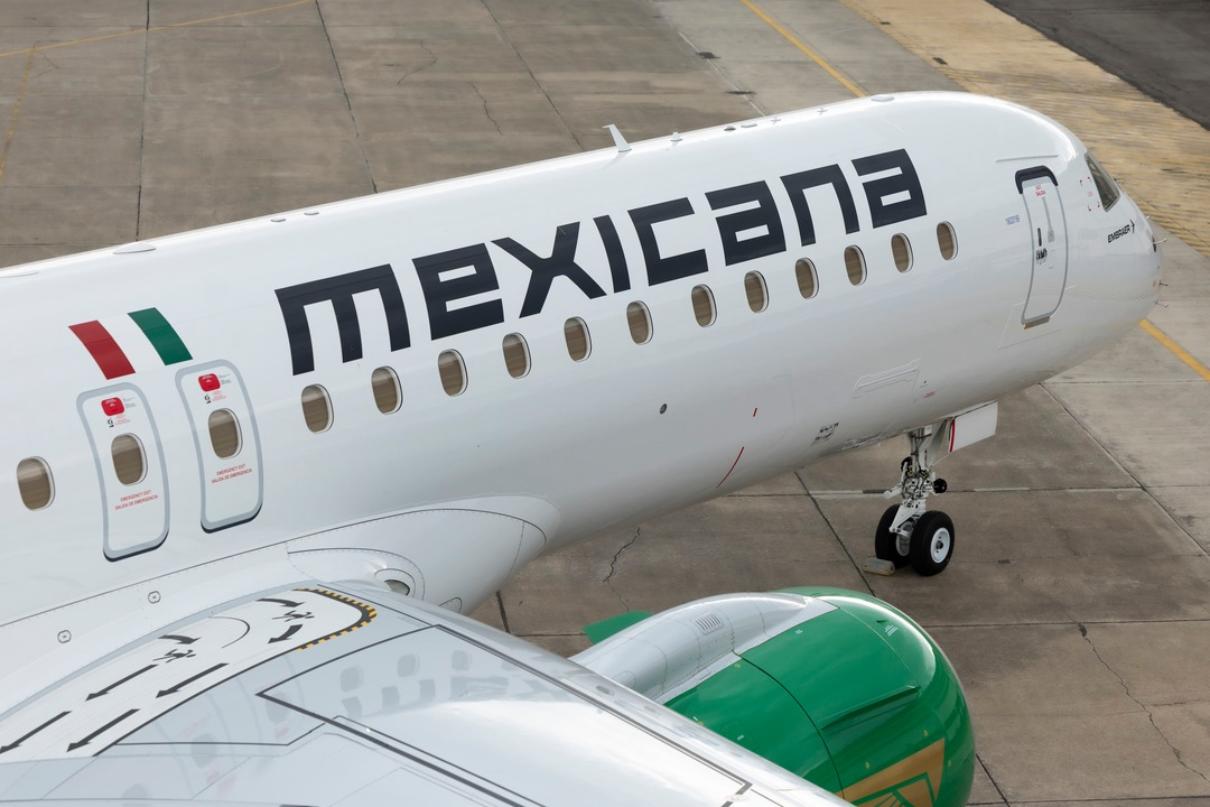 Primer Embraer E195-E2 de Mexicana de Aviación