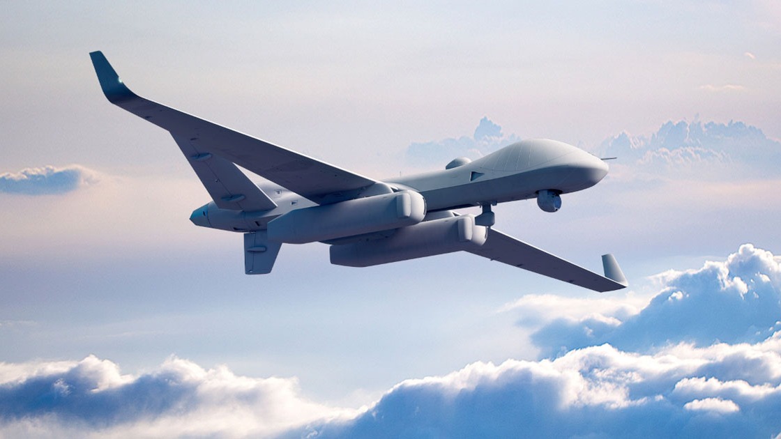 SAAB GA-ASI MQ-9B AEW render
