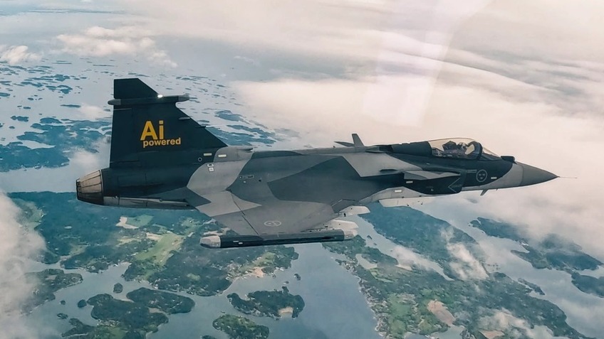 Saab Gripen E y Helsing IA