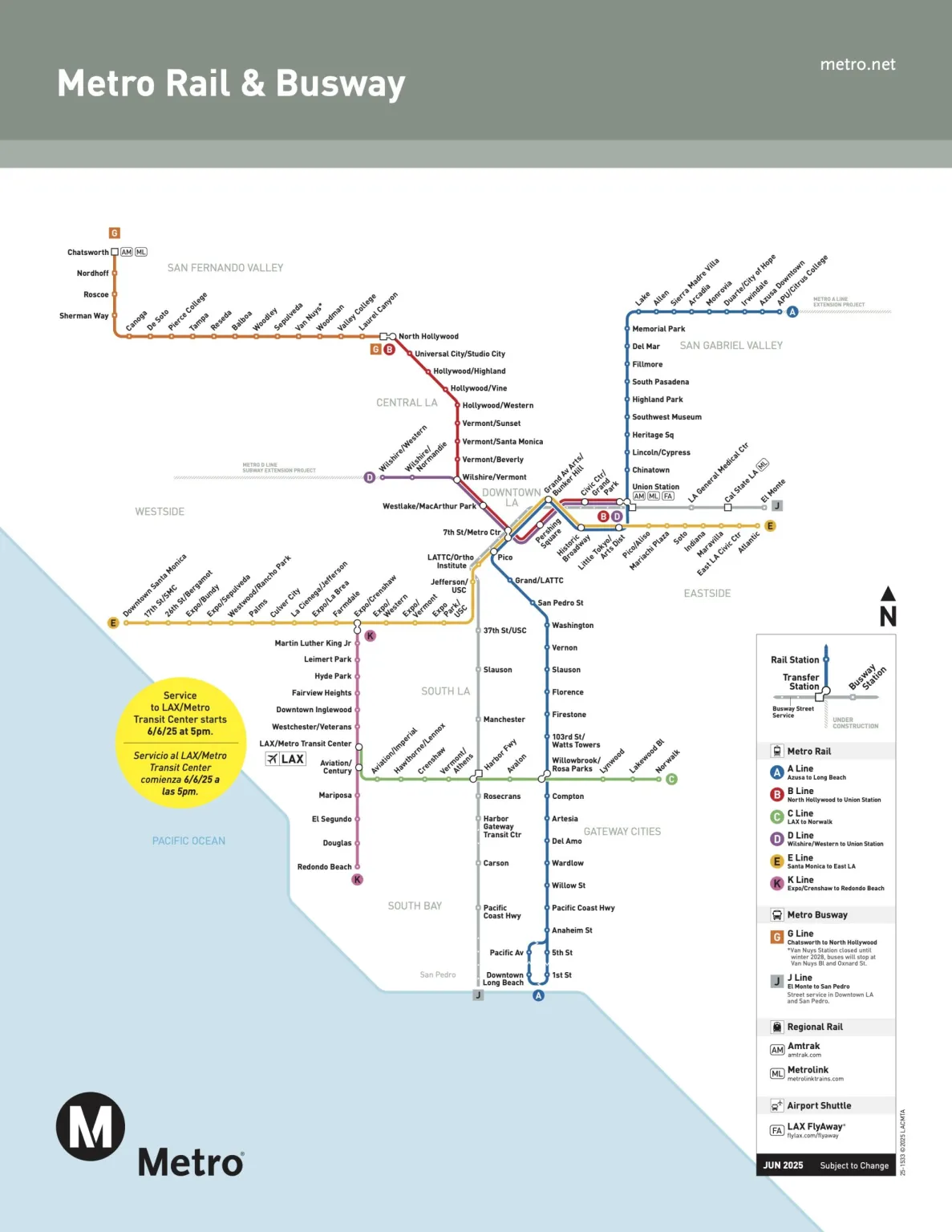 Sistema de metro de Los Angeles
