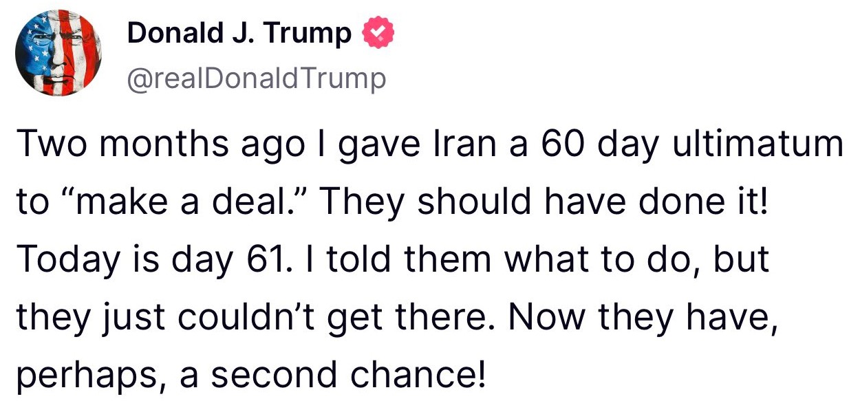 Trump sobre el ataque israeli a Irán