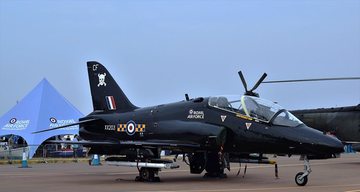 BAE Hawk at Royal International Air Tattoo. Photo: Pablo Diaz, Aviacionline