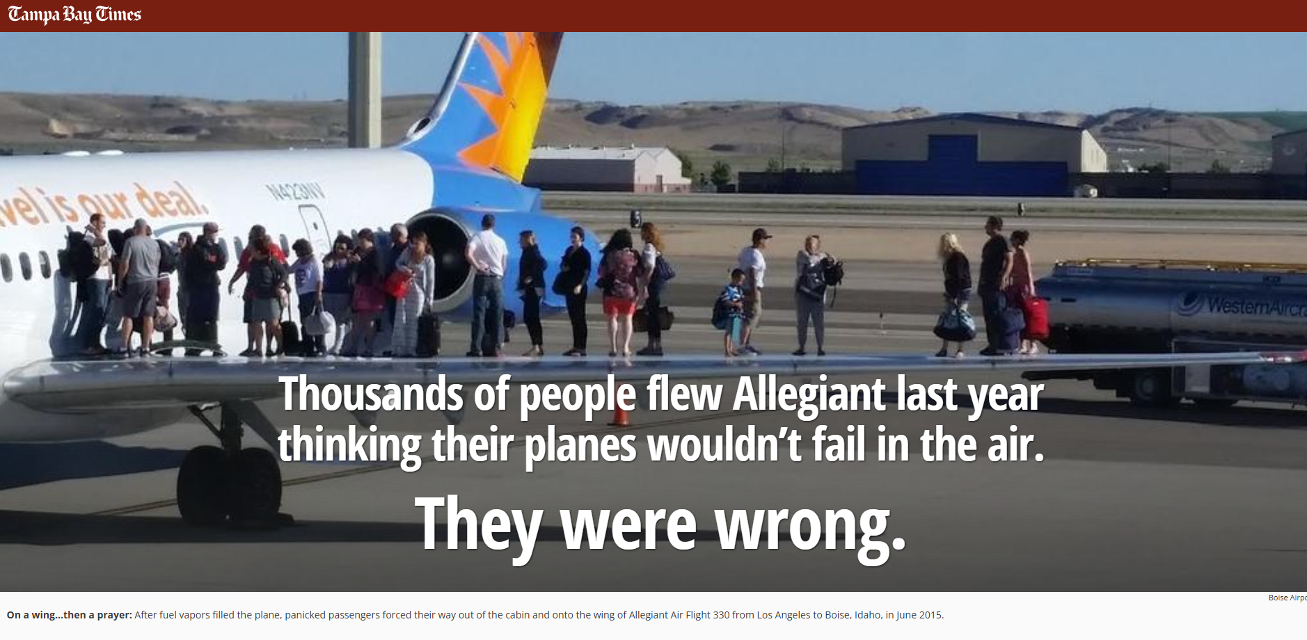 Tampa Bay Times Allegiant