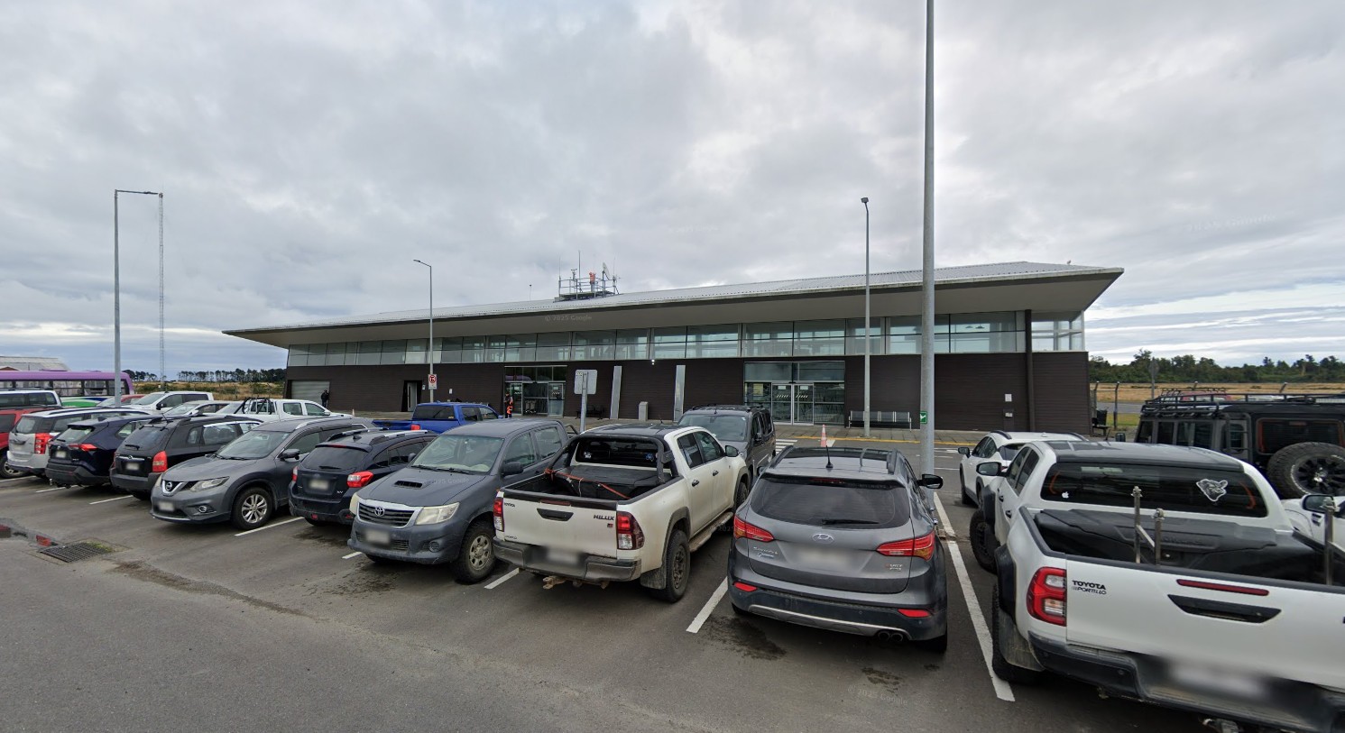 Terminal del aeropuerto Nuevo Chaitén - Chile (Google Street Maps)