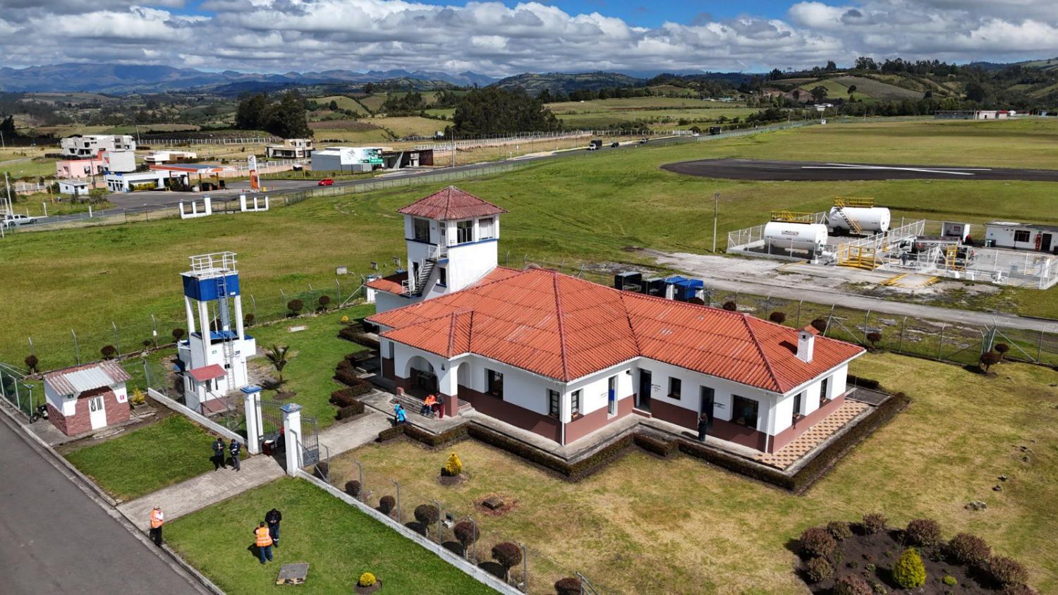 Aeropuerto de Ipiales - Torre de Control en agosto de 2025