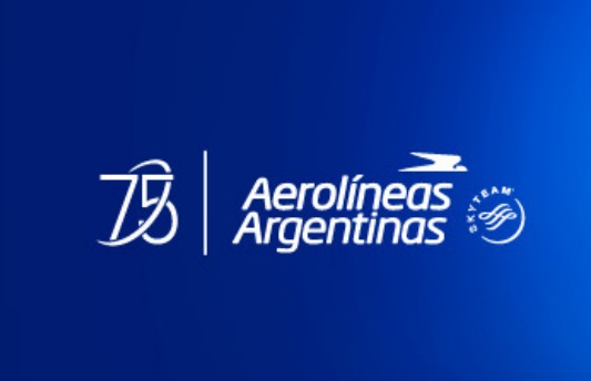 Aerolíneas Argentinas - Logo 75 años