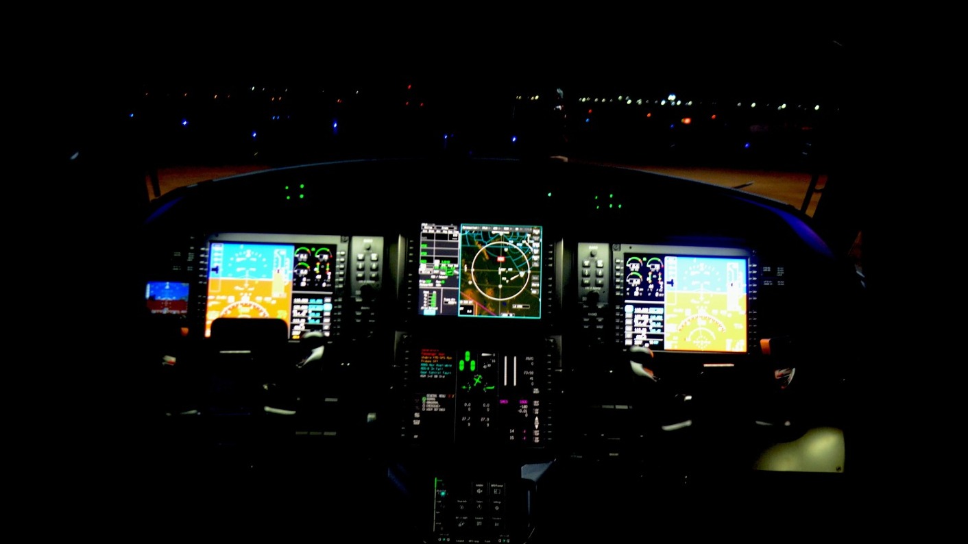 Cockpit Pilatus PC-12 NGX N227PC Digital Air. SADF FDO