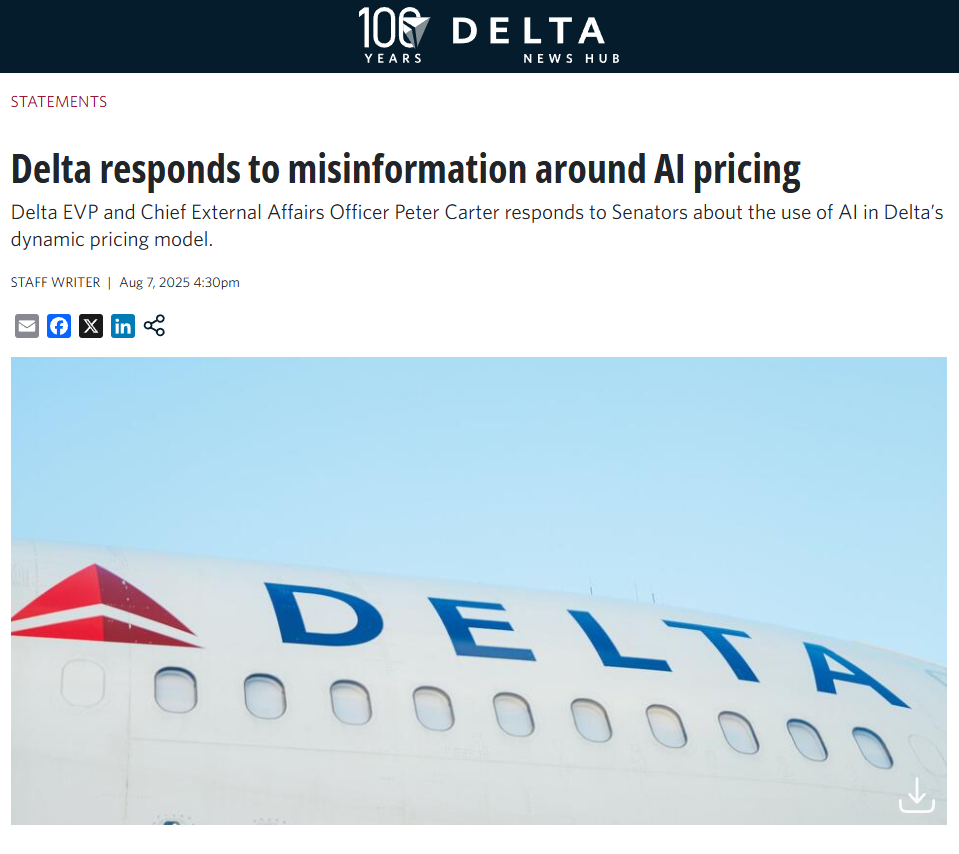 delta AI pricing