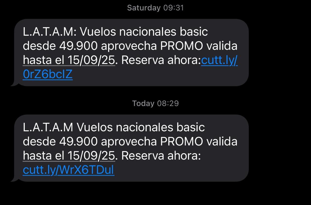 Latam estafas