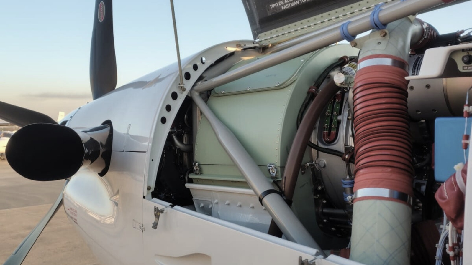 Motor Pratt and Withney Canada PT6A-67B Pilatus PC-12 NGX N227PC Digital Air. SADF FDO