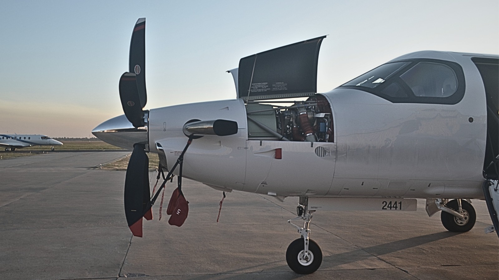 Motor Pratt and Withney Canada PT6A-67B Pilatus PC-12 NGX N227PC Digital Air. SADF FDO