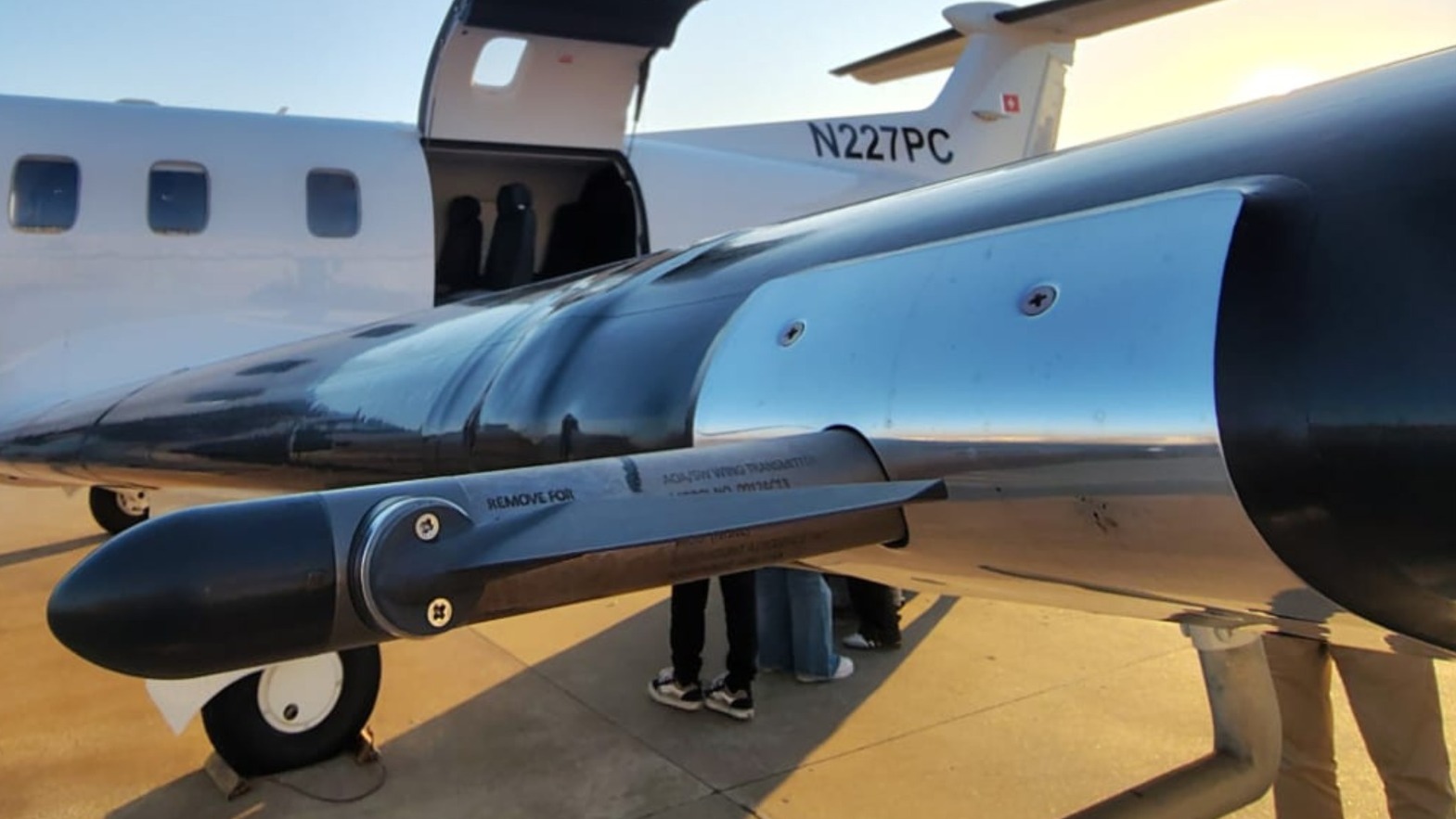 Pilatus PC-12 NGX N227PC Digital Air. SADF FDO