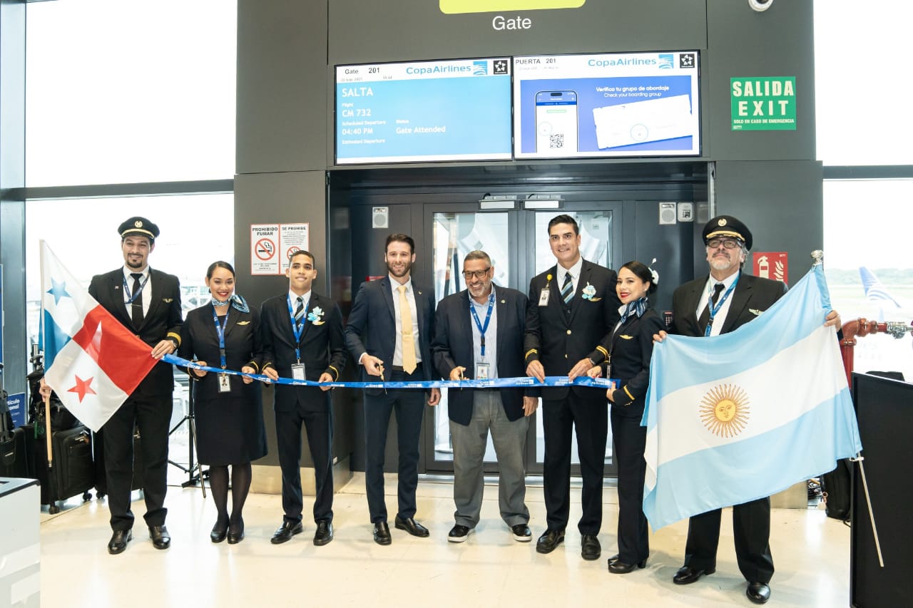 Vuelo reinaugural de Copa Airlines a Salta - 23SEP2025