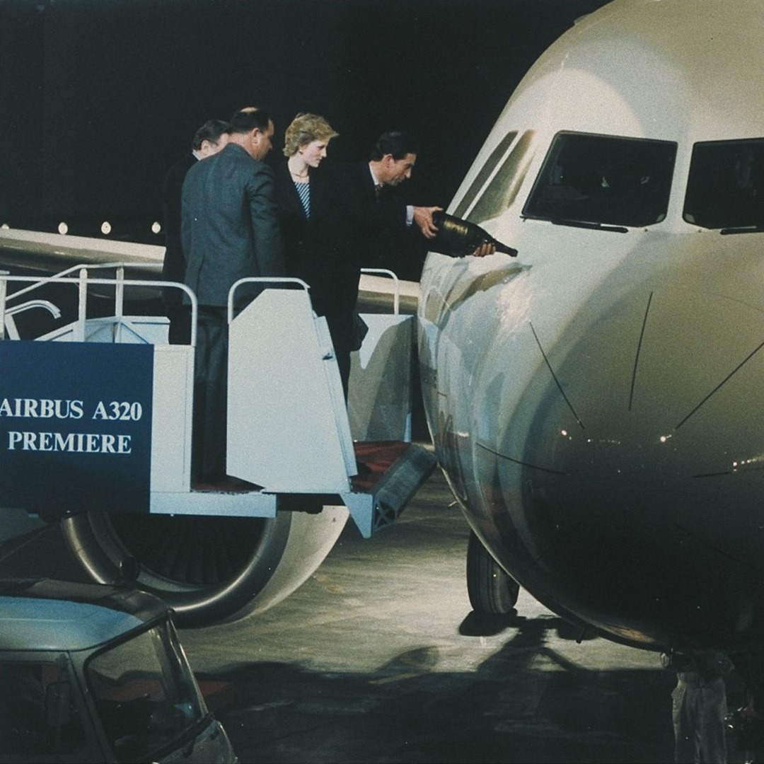A320 christening Lady Di