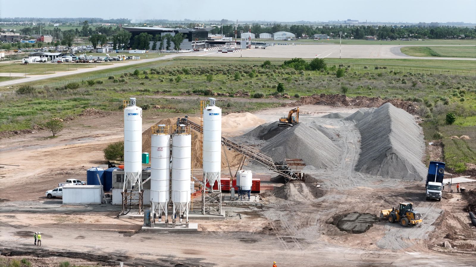 Aeropuerto de Rosario - Obras en la pista - octubre 2025