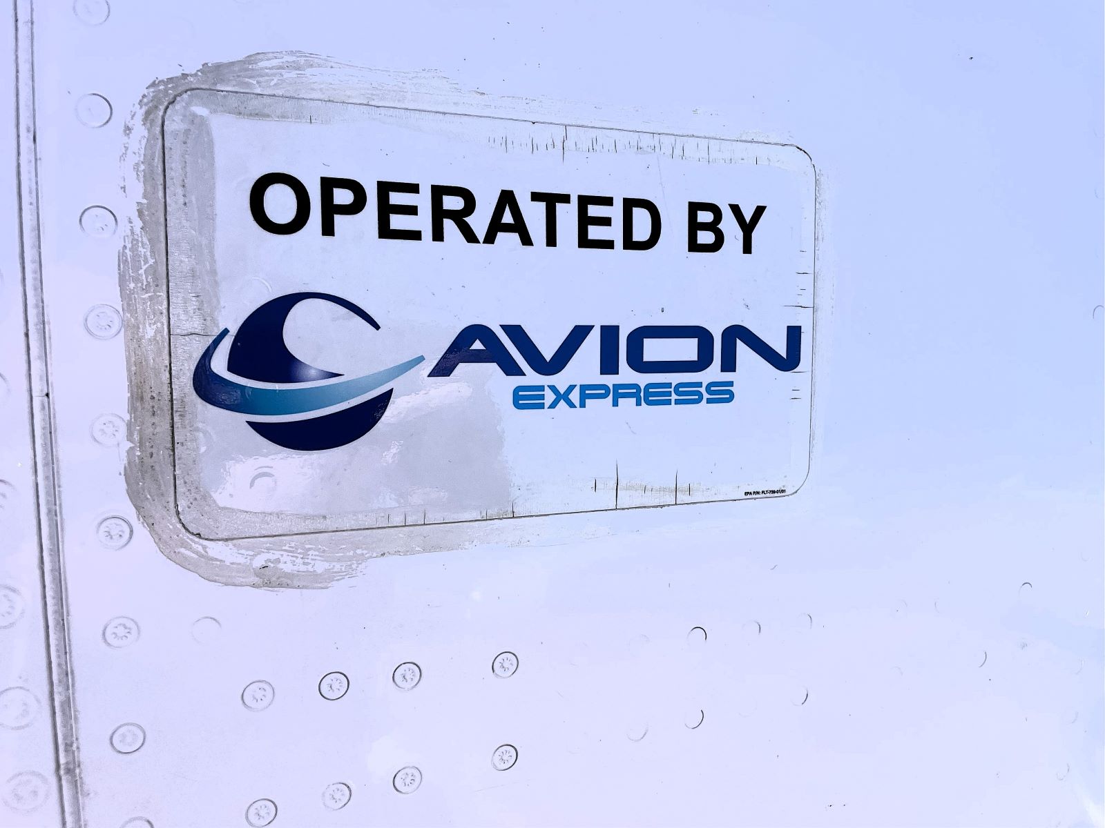 Operated by Avion Express