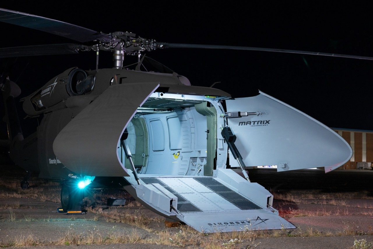 S-70UAS U-Hawk Black Hawk UAS autónomo