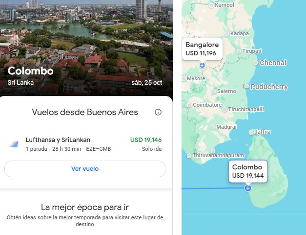 Vuelo Colombo